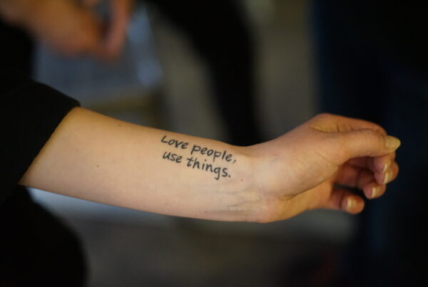 Love people, use things tattoo
